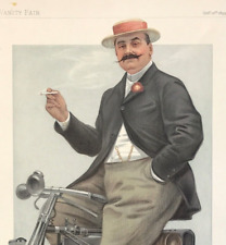 Automóvil - The Comte De Dion original 1899 Vanity Fair Print  segunda mano  Embacar hacia Argentina