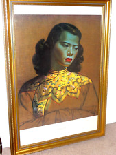 Chinese girl by Tretchikoff :Framed top quality reprint., used for sale  Shipping to South Africa