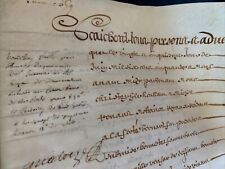 Documento de pergaminho da era barroca 1659 16 páginas comprar usado  Enviando para Brazil