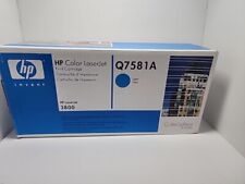 HP 503A Cyan Toner LaserJet CP3505-3800 OEM Printer Cartridge Q7581A OPEN BOX, used for sale  Shipping to South Africa