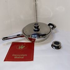 Edelstahl  18/10 Rostfrei Stainless 10" Grill Fry Pan W/ thermo Gauge Lid for sale  Shipping to South Africa