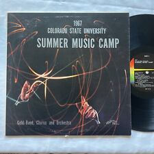 Campamento de música de verano de la Universidad Estatal de Colorado 1967 12" 33 rpm banda y orquesta segunda mano  Embacar hacia Argentina