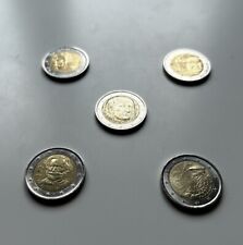 2 monete commemorative 5 usato  Italia