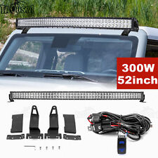 For 2021-22 23 24 Ford Bronco 52'' LED Light Bar Roof Mounting Bracket Wire Kit for sale  Shipping to South Africa