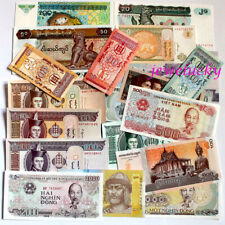 Lotes al por mayor de 20 piezas diferentes billetes extranjeros billetes mundiales colecciones unc segunda mano  Embacar hacia Mexico