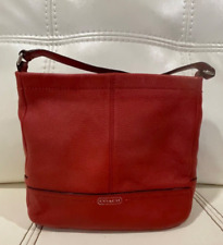 Coach red pebble for sale  Frederick