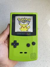 Nintendo Gameboy Color Color Game Boy IPS Q5 laminado GBC KIWI VERDE comprar usado  Enviando para Brazil