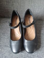Clarke black heeled for sale  ST. IVES