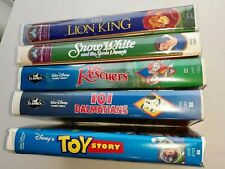 Disney 5 movies VHS lot Black Diamond. Masterpiece Collection kids entertainment for sale  Canada