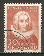 Usado, Groenlandia 1958 Hans Egede misionero usado Scott#46 segunda mano  Embacar hacia Argentina