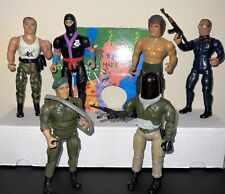 Lote de 6 figuras de acción vintage de Rambo Coleco 1985 con algunos accesorios segunda mano  Embacar hacia Mexico