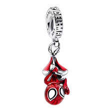 Authentic Pandora 925 Sterling Silver Marvel Hanging Spider-Man Dangle Charm for sale  Shipping to South Africa