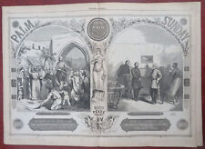 Domingo de Ramos Cabina de la Paz Muerte Funeral de Lincoln 1865 Periódico de la Guerra Civil de Harper segunda mano  Embacar hacia Mexico