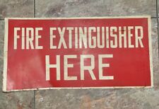 metal extinguisher fire sign for sale  Greencastle
