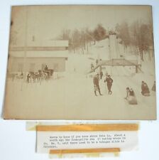 Vtg 1890s toboggan d'occasion  Expédié en Belgium