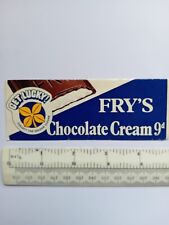 frys chocolate cream for sale  BOURNE