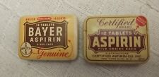 Vintage tins aspirin for sale  Evans