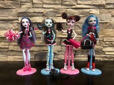 Monster High Fearleading Dolls Frankie, Spectra,  Draculaura & Ghoulia + Acc for sale  Shipping to South Africa