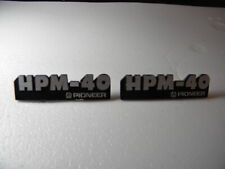 Pioneer HPM 40 speaker badges only for sale  Shipping to Canada