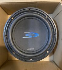 Subwoofer Alpine SWS-1043D Type-S 10" com bobinas de voz duplas de 4 ohms 300W RMS 900W , usado comprar usado  Enviando para Brazil