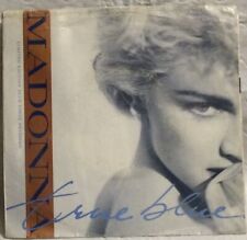 MADONNA-"True Blue"-Edição Limitada Vinil Azul Prensando 7"-45RPM disco-1986, quase perfeito comprar usado  Enviando para Brazil