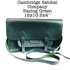 Cambridge satchel green for sale  NEWTON ABBOT