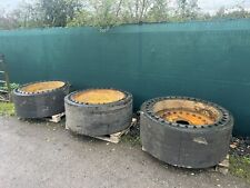 Cat solid tyres for sale  WARRINGTON