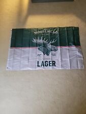 Moosehead Lager Canadian Beer Flag 3' X 5' Deluxe Indoor Outdoor Banner, used for sale  Shipping to South Africa