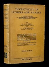 1938 Investment in Stocks by Kissan w/DJ Wall Street Stock Market Stock Exchange, käytetty myynnissä  Leverans till Finland