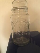 Vintage Planters Mr. Peanut 75th Anniversary Glass Canister Jar w/ Hat Lid for sale  Strongsville