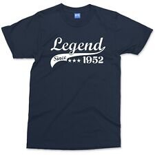 Legend Since 1952 Personalised Birthday T-shirt 70th Bday Gift Dad Grandad Tee for sale  Shipping to South Africa