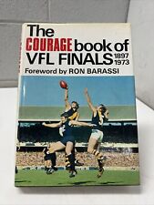 VINTAGE THE COURAGE BOOK OF VFL FINALS 1897 - 1973 RON BARASSI FOOTBALL AFL for sale  Shipping to South Africa