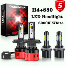 4 peças farol de LED feixe Hi/Lo + lâmpadas de neblina para Hyundai Tucson 2010-2013 comprar usado  Enviando para Brazil