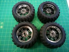 Used, Traxxas Tmaxx tires Panther Plowboy  Emaxx HPI Summit Revo TNX Losi Axial used  for sale  Shipping to South Africa