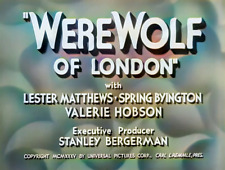 Werewolf london 1935 for sale  LIVERPOOL