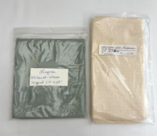 Lugana cross stitch fabric 25 count 2 cream 18" x 18" and moss 18" x 28" for sale  Shipping to South Africa
