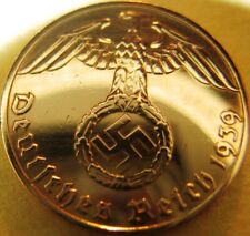 Alemán 1 Reichspfennig 1939 - Comienzo de la Segunda Guerra Mundial - Moneda III Reich - Segunda Guerra Mundial - Rareza segunda mano  Embacar hacia Argentina