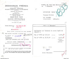 1959 facture desmarais d'occasion  France