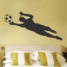 Adesivo de parede Soccer Goalie Save Sports Goal Art World Cup Boys Room Decalque, s17 comprar usado  Enviando para Brazil