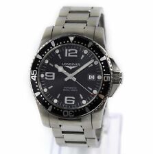 Longines HydroConquest L3.642.4 41 mm esfera negra acero inoxidable segunda mano  Embacar hacia Argentina