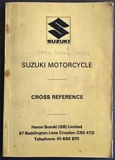 Lista de repuestos referidos para motocicletas Suzuki junio 1977 segunda mano  Embacar hacia Argentina