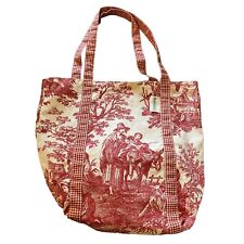 Sacola Waverly French Countryside Toile vermelha Gingham vida no campo, usado comprar usado  Enviando para Brazil