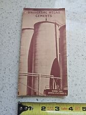 Vintage Universal Atlas Cements  Notepad Graph Paper Advertisement  for sale  Shipping to South Africa