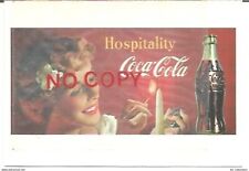 Coca Cola 1997. Hospitality, Poster 1950. Cartolina. segunda mano  Embacar hacia Argentina