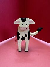 cow ornament wooden for sale  Jamestown
