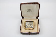 Antique Cameo Brooch Embossed Cherub Boxed x 1, used for sale  Shipping to South Africa