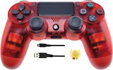 Controlador Sony DualShock PS4 rojo cristal súper rápido (tiempo de carga 10m) segunda mano  Embacar hacia Argentina