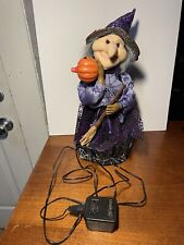 Fiber Optic Halloween Witch 16" Fall Decoration Kids Of America Corp Tested Work for sale  Saint Francisville