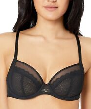 CHANTELLE Black Parisian Allure Unlined Plunge Bra, US 38DDDD, UK 38F, NWOT for sale  Shipping to South Africa