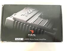 Subwoofers amplificador de carro Focal Solid-1 preto 1 canal mono AMP 600W NOVO comprar usado  Enviando para Brazil